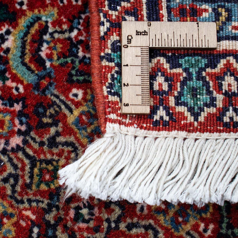 Tapis persan - Nain - 323 x 256 cm - rouge foncé