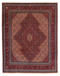Tapis persan - Nain - 335 x 263 cm - rouge foncé