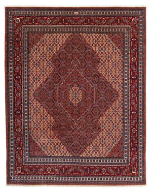 Tapis persan - Nain - 335 x 263 cm - rouge foncé