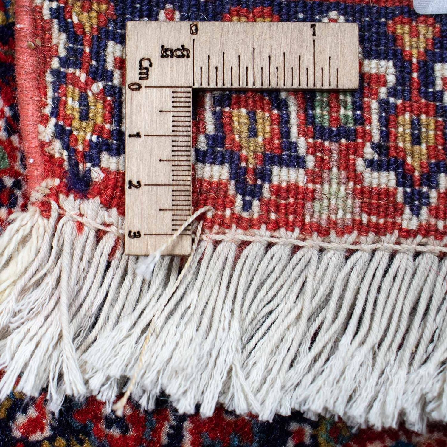 Tapis persan - Nain - 335 x 263 cm - rouge foncé