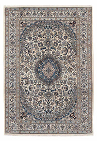 Tapis persan - Nain - 297 x 199 cm - beige