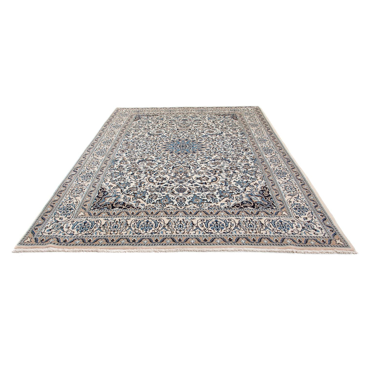 Tapis persan - Nain - 289 x 200 cm - beige
