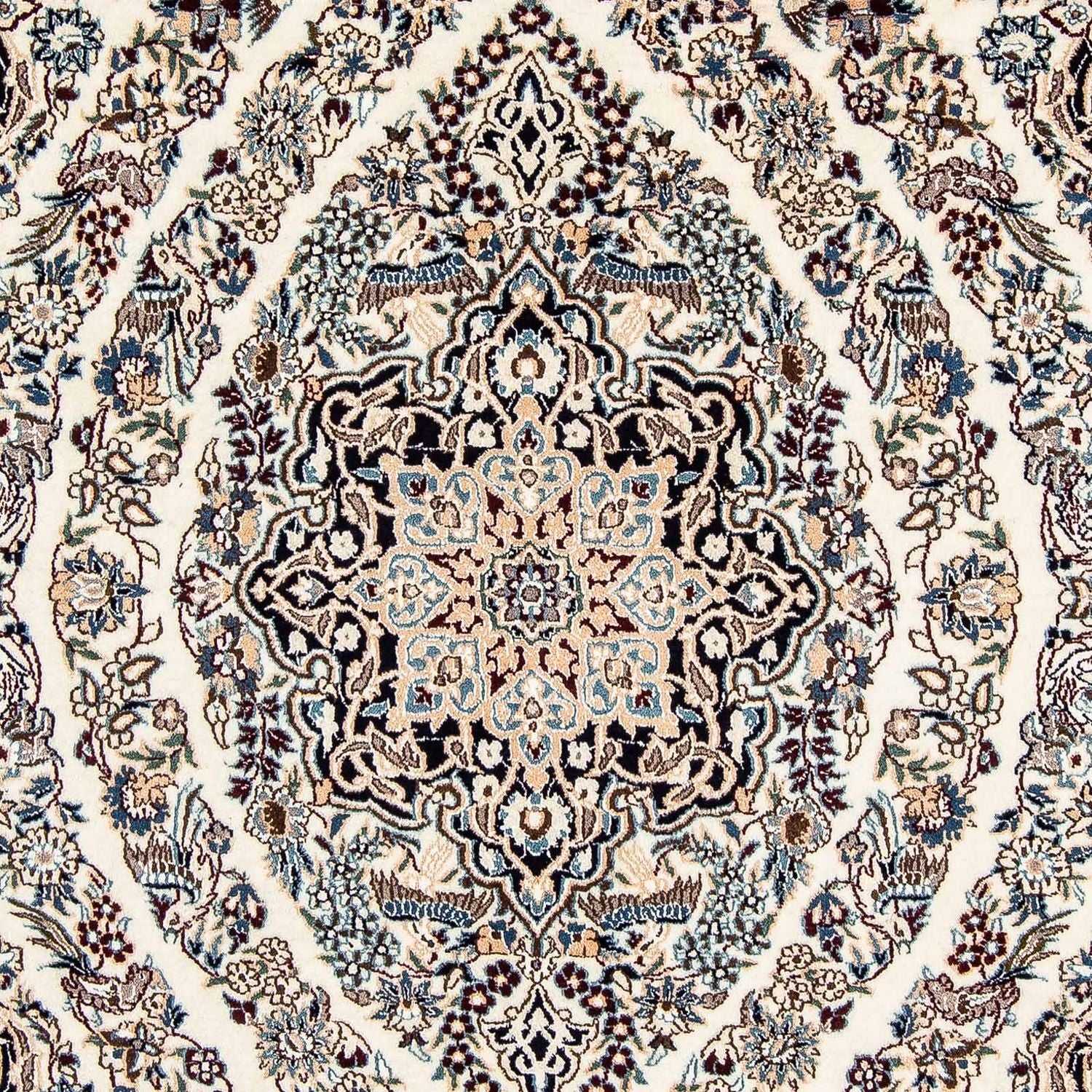 Tapis persan - Nain - 316 x 211 cm - beige