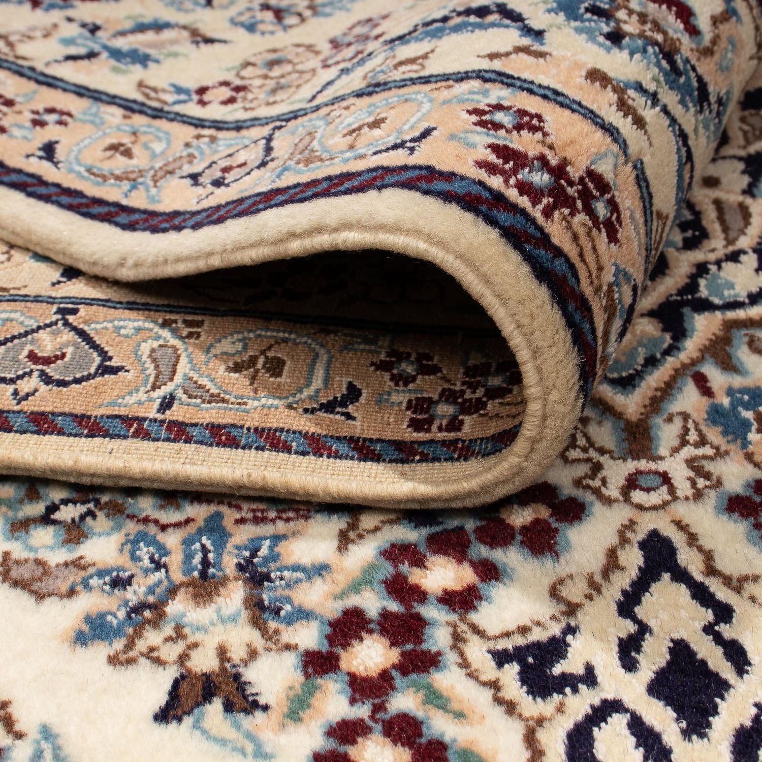 Tapis persan - Nain - 316 x 211 cm - beige
