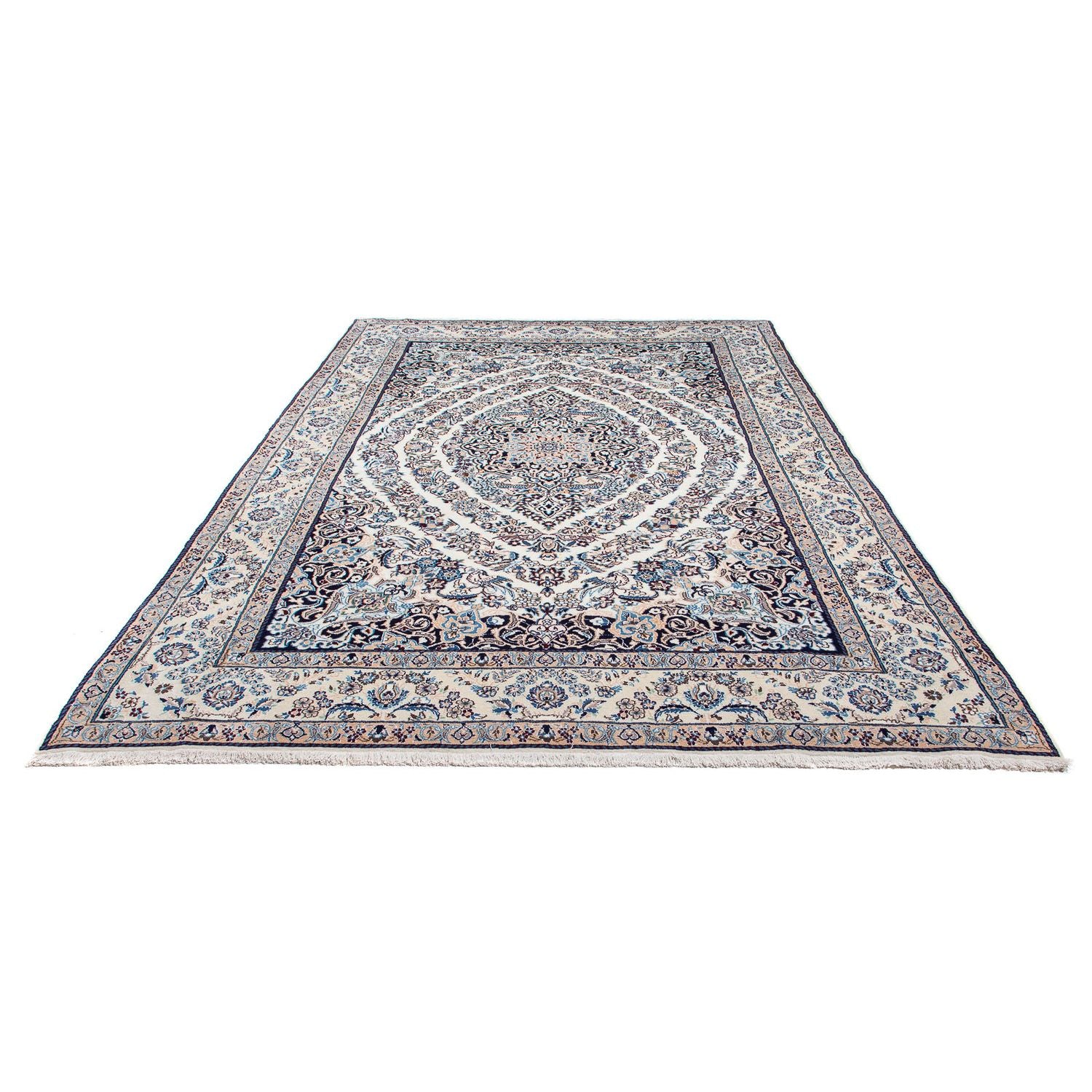 Tapis persan - Nain - 316 x 211 cm - beige