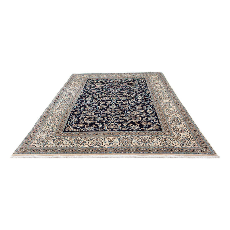 Tapis persan - Nain - 280 x 199 cm - bleu foncé