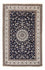 Tapis persan - Nain - 297 x 194 cm - bleu foncé