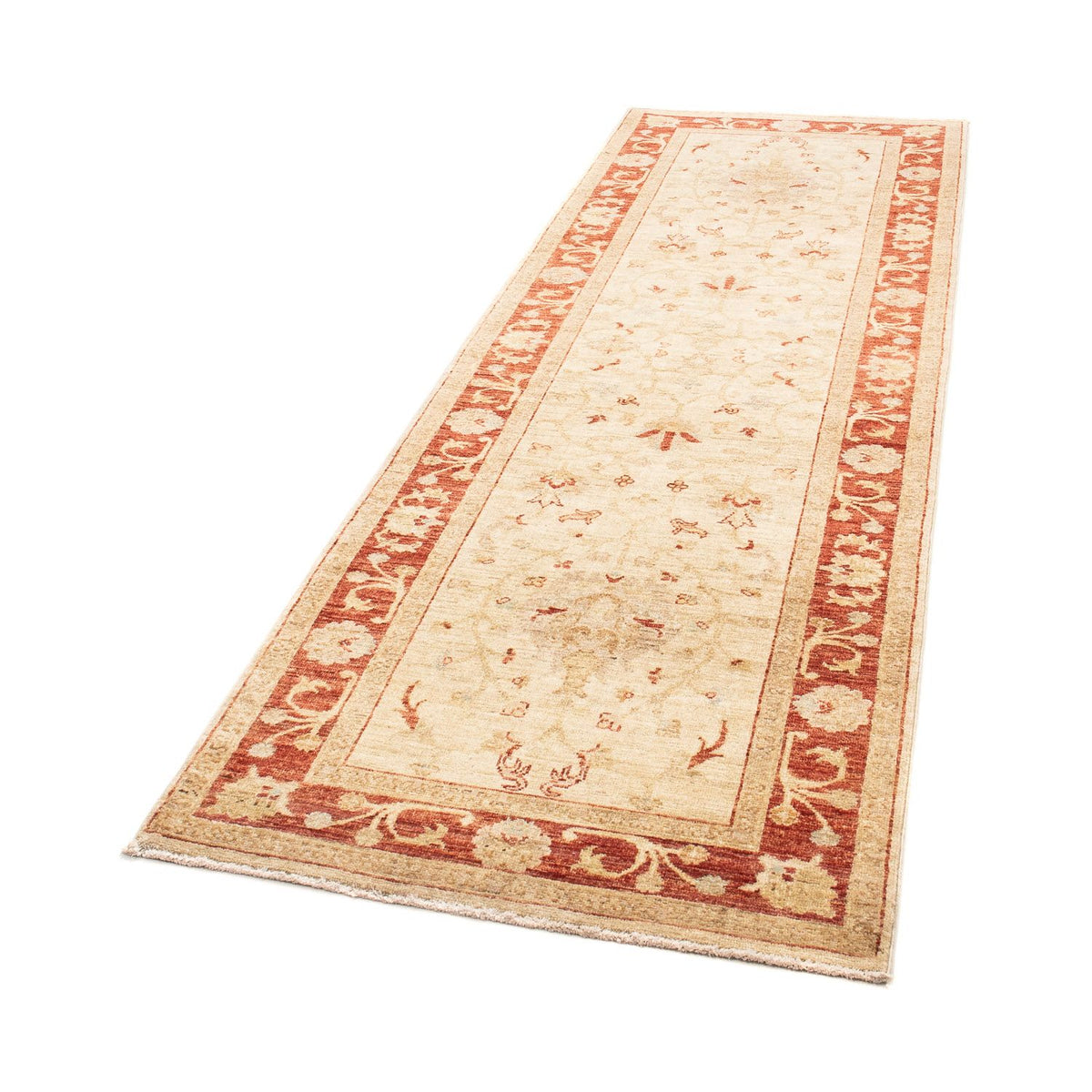 Tapis de couloir Tapis Ziegler - 258 x 85 cm - beige