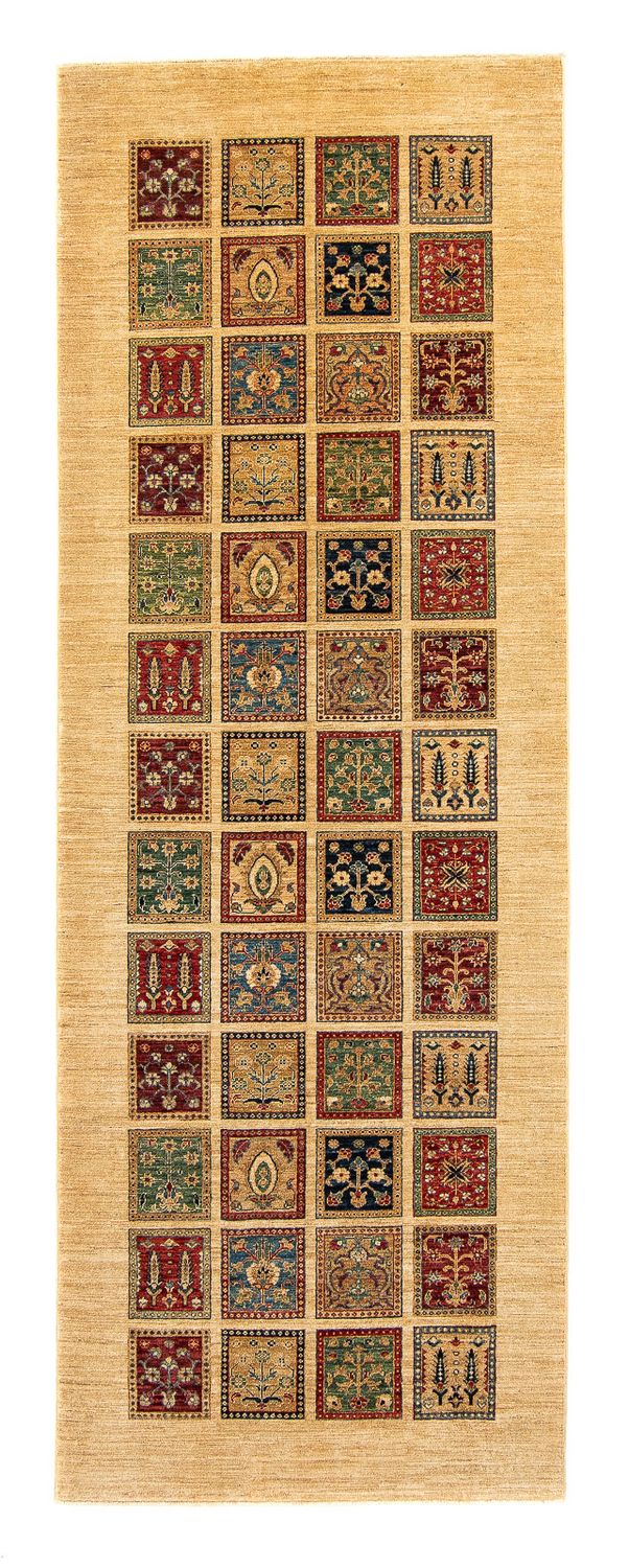 Tapis de couloir Tapis persan - Nomadic - 360 x 129 cm - beige