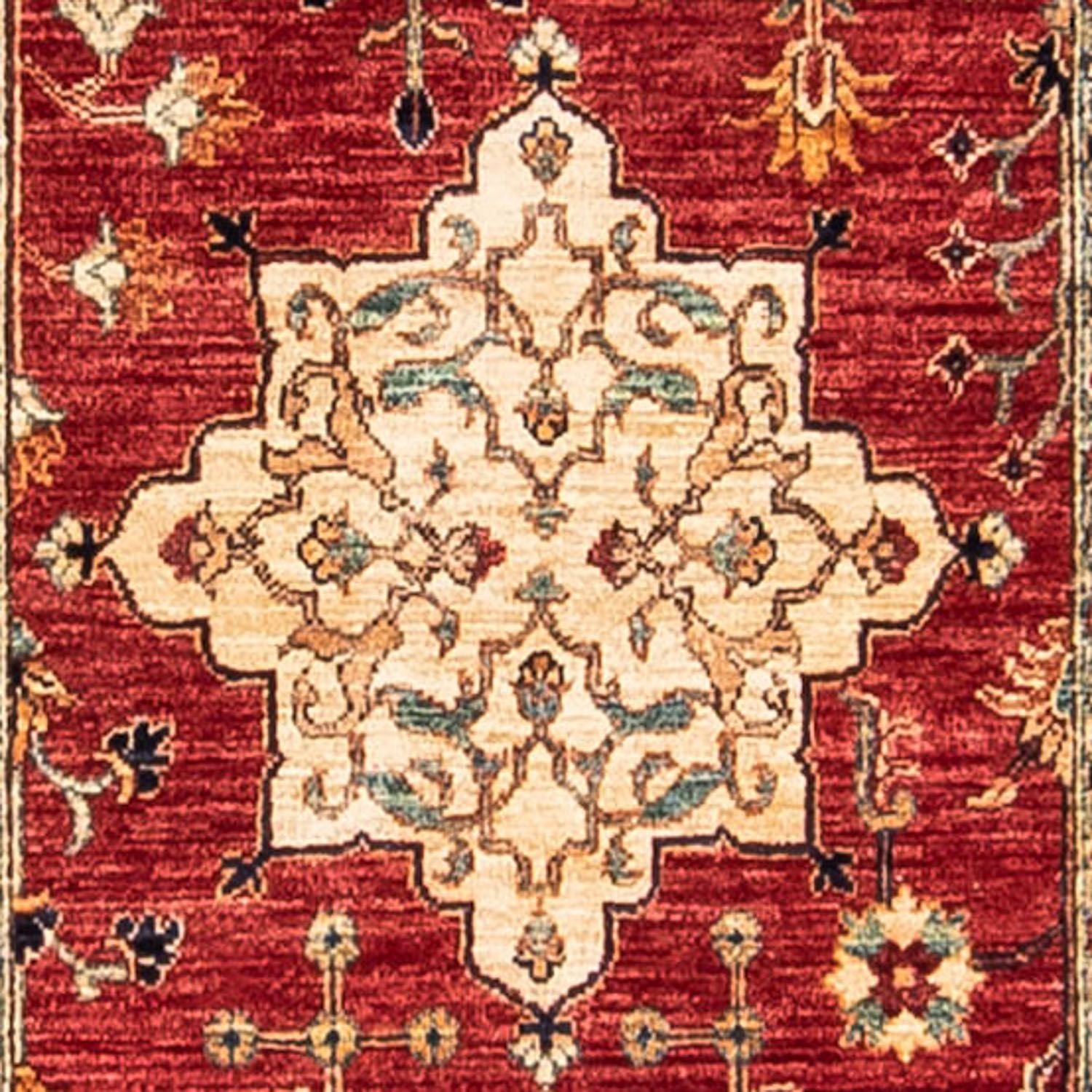 Tapis de couloir Tapis Ziegler - 297 x 80 cm - rouge foncé