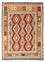 Tapis Kelim - Oriental - 198 x 152 cm - rouge