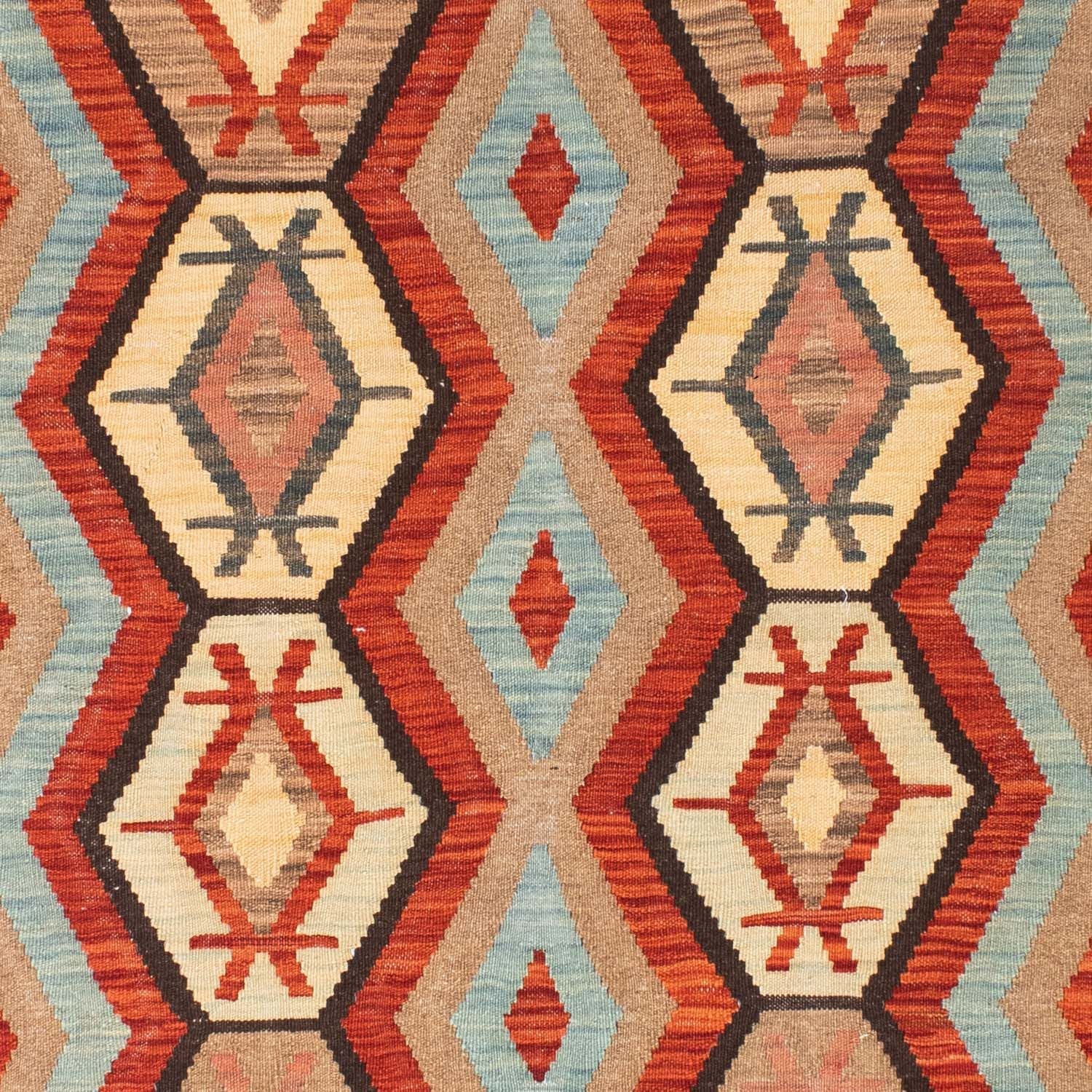 Tapis Kelim - Oriental - 198 x 152 cm - rouge