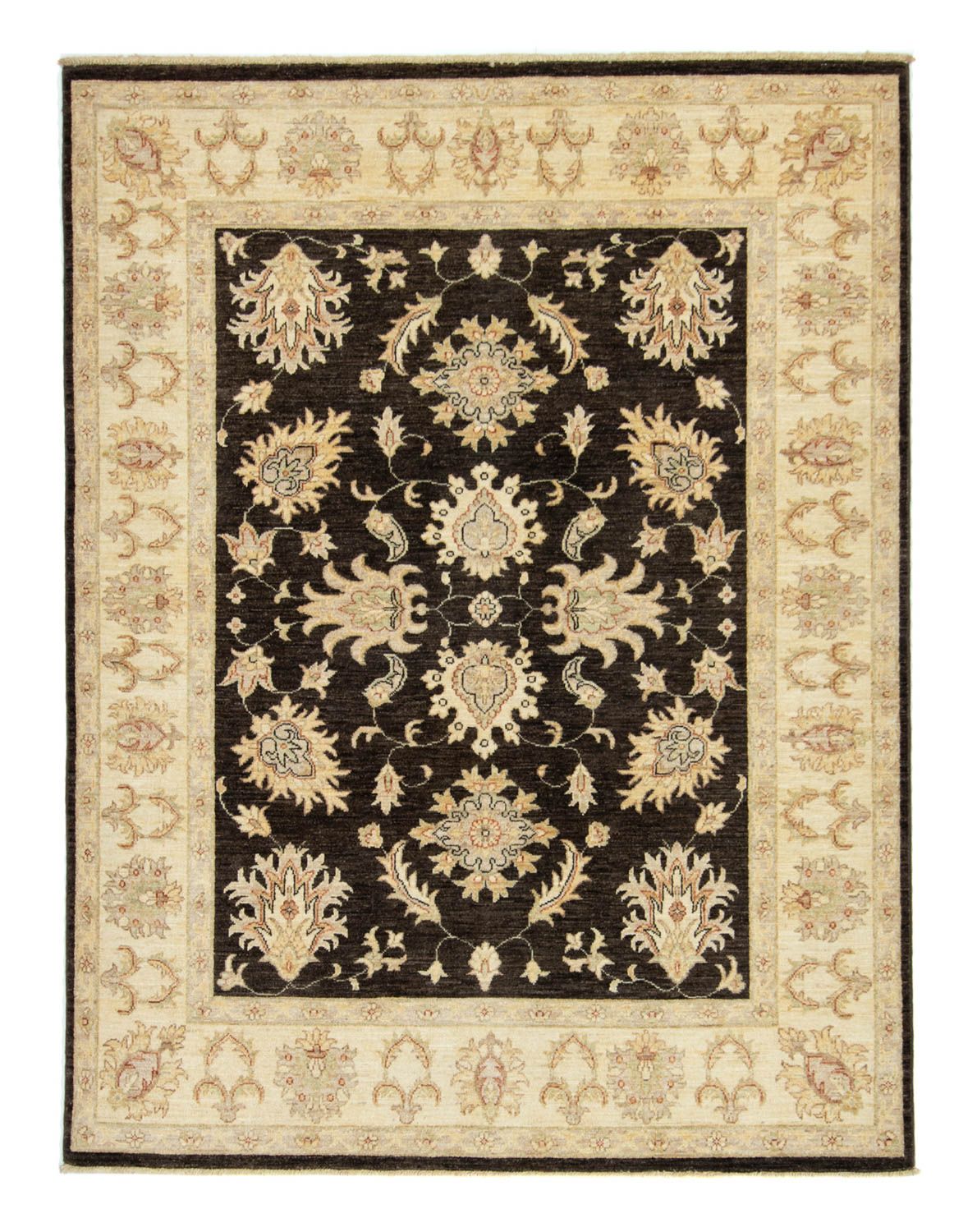 Tapis Ziegler - 194 x 149 cm - gris foncé