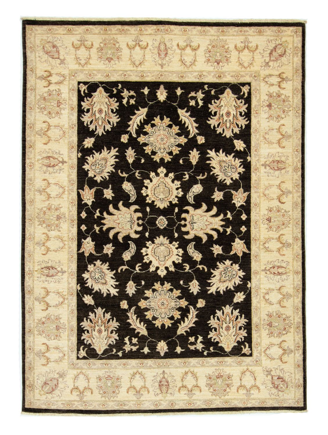 Tapis Ziegler - 200 x 144 cm - gris foncé