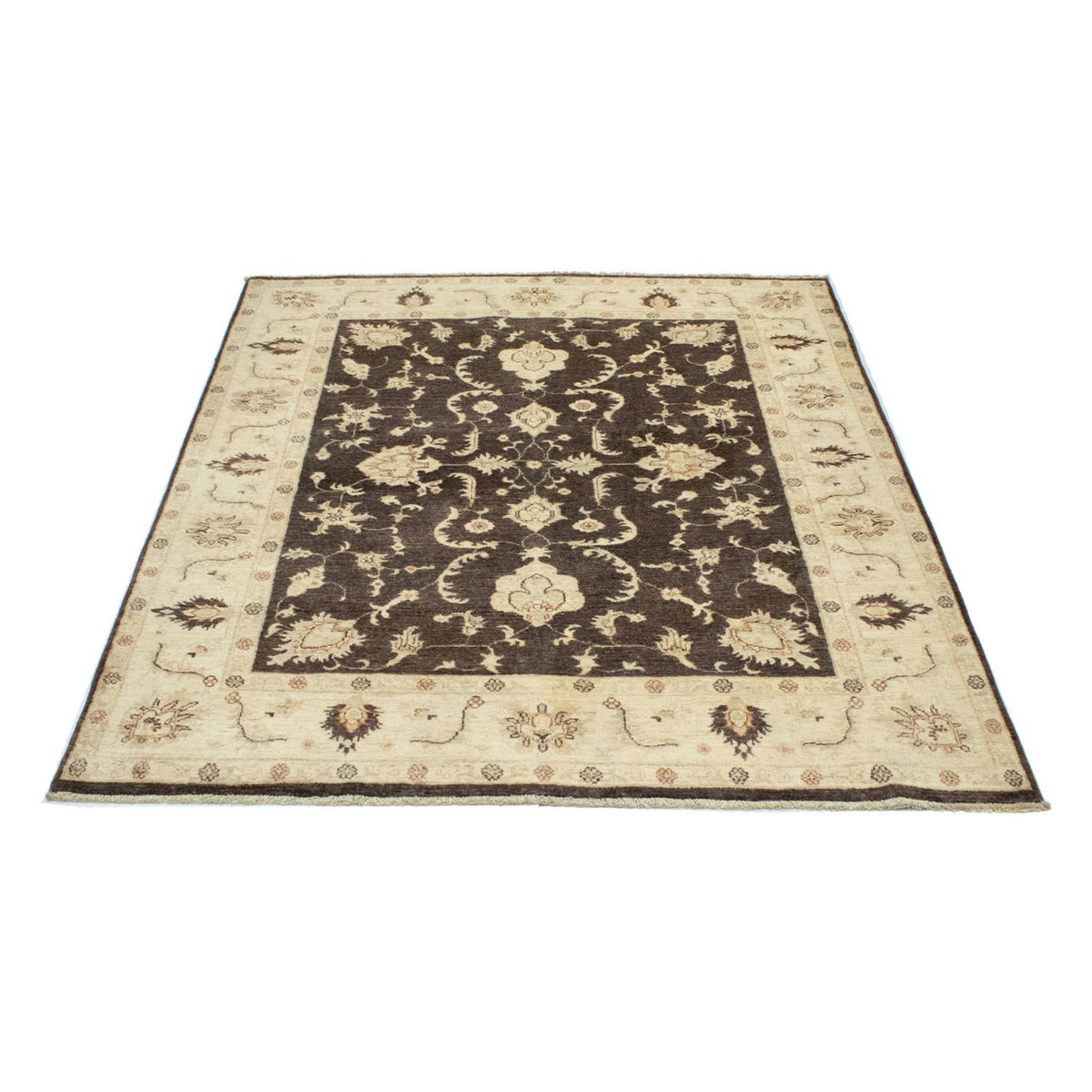 Tapis Ziegler - 185 x 148 cm - marron foncé