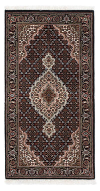Tapis persan - Tabriz - 140 x 73 cm - bleu foncé