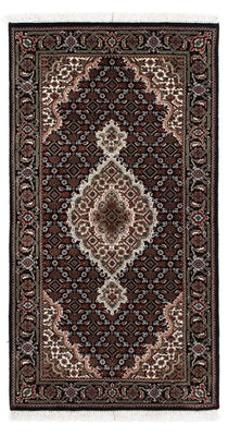 Tapis persan - Tabriz - 141 x 73 cm - bleu foncé