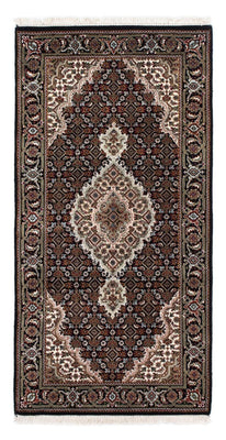 Tapis persan - Tabriz - 140 x 72 cm - bleu foncé