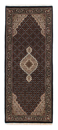 Tapis de couloir Tapis persan - Tabriz - 195 x 79 cm - bleu foncé