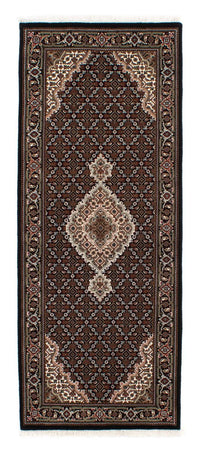 Tapis de couloir Tapis persan - Tabriz - 199 x 81 cm - bleu foncé
