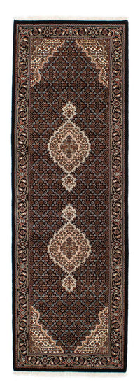 Tapis de couloir Tapis persan - Tabriz - 251 x 82 cm - bleu foncé