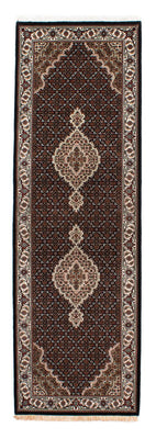 Tapis de couloir Tapis persan - Tabriz - 254 x 80 cm - bleu foncé