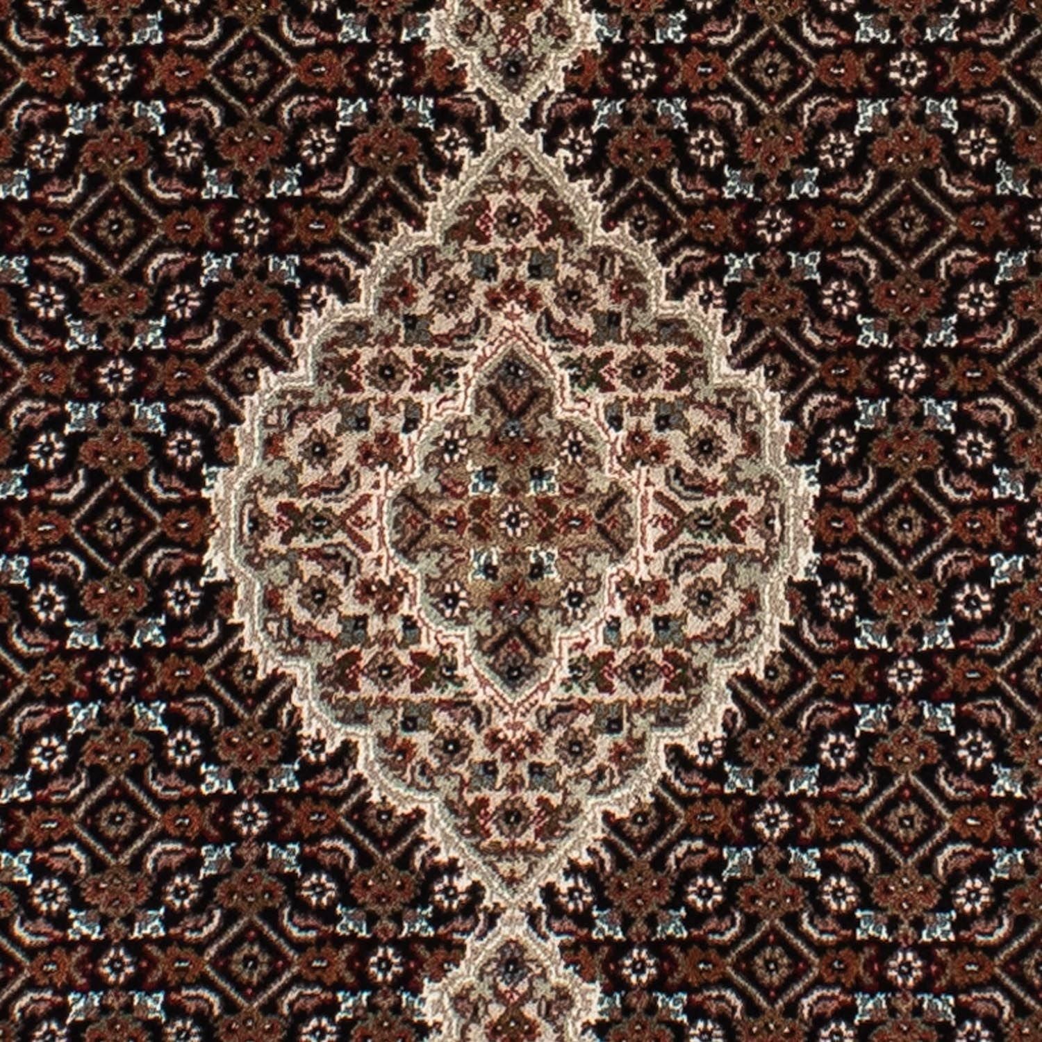 Tapis de couloir Tapis persan - Tabriz - 254 x 80 cm - bleu foncé