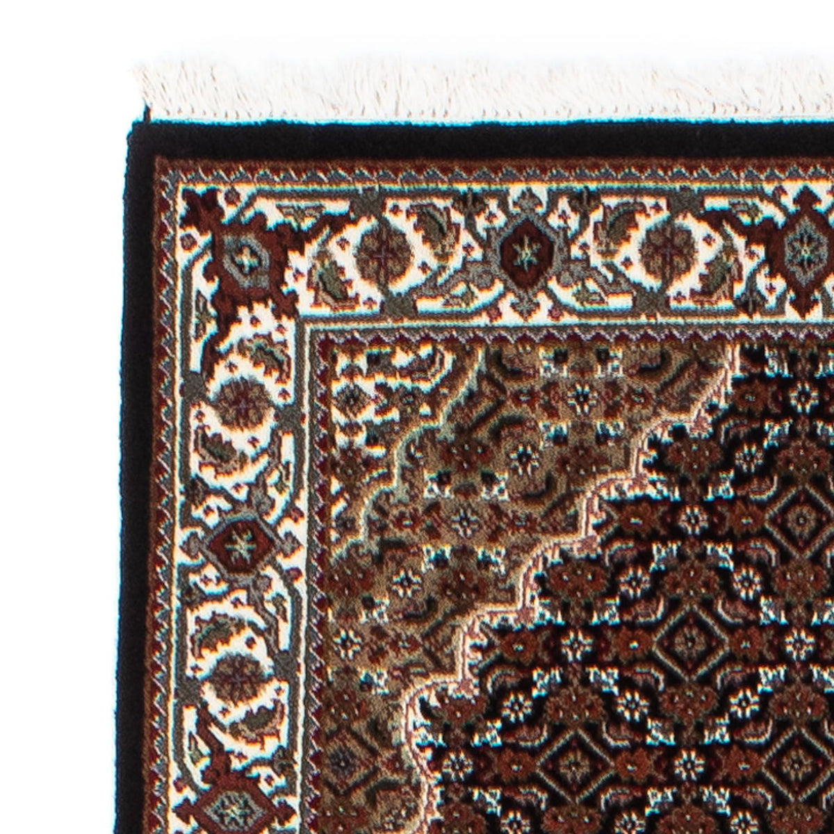 Tapis de couloir Tapis persan - Tabriz - 254 x 80 cm - bleu foncé