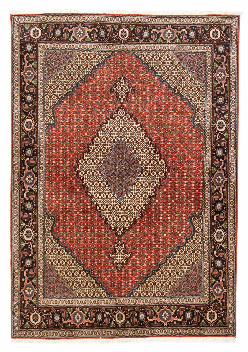 Tapis persan - Tabriz - 208 x 146 cm - rouge clair
