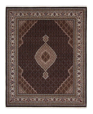 Tapis persan - Tabriz - 253 x 203 cm - bleu foncé