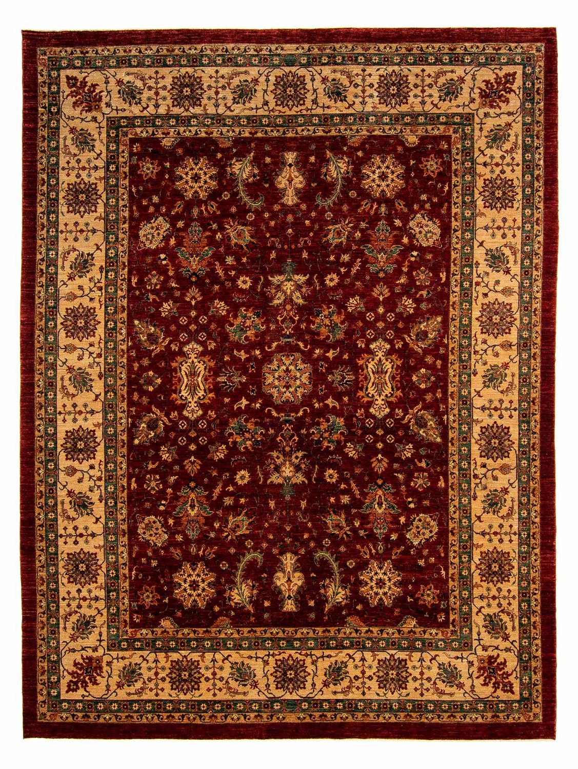 Tapis Ziegler - 392 x 308 cm - rouge foncé