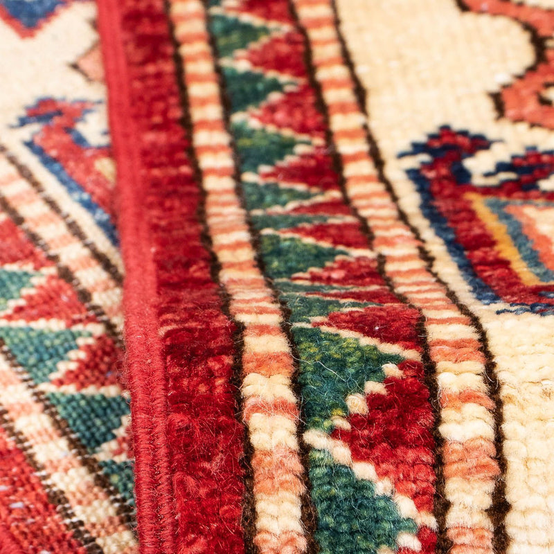 Tapis de couloir Tapis Ziegler - Kazak - 312 x 77 cm - rouge foncé