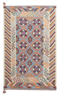 Tapis Kelim - Tendance - 300 x 192 cm - multicolore