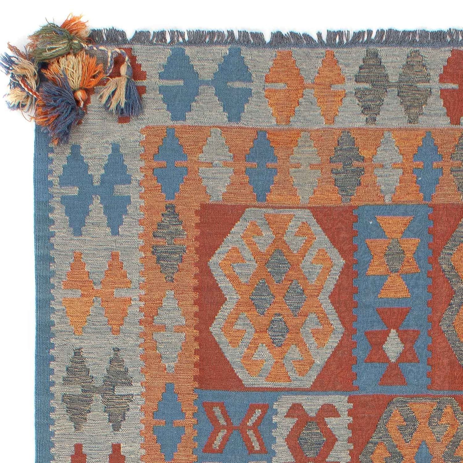 Tapis Kelim - Tendance - 252 x 172 cm - multicolore