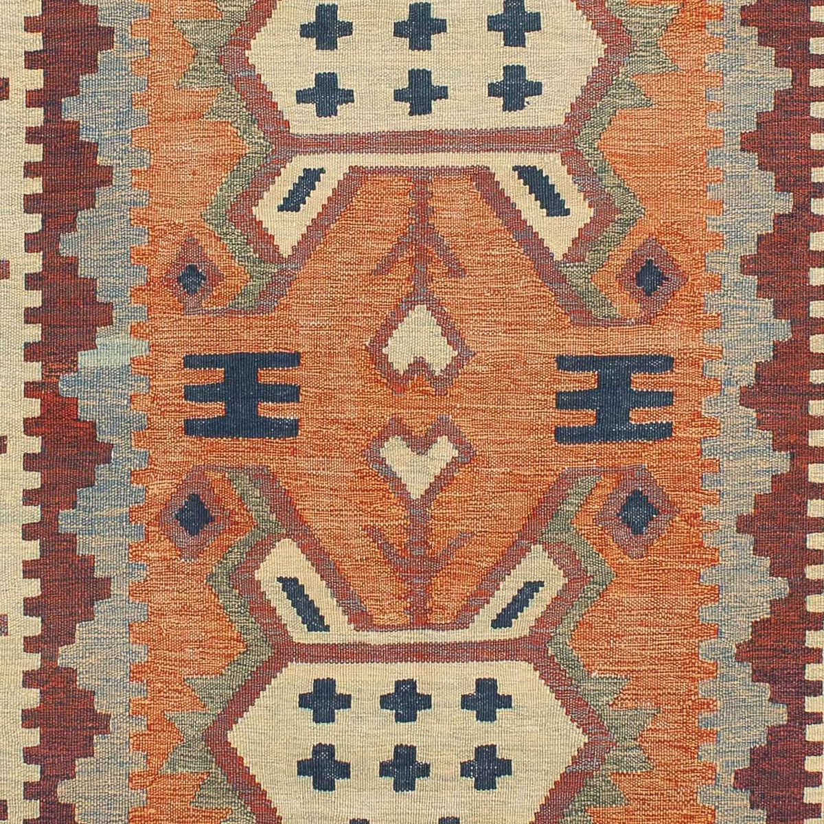 Tapis Kelim - Oriental - 212 x 143 cm - multicolore