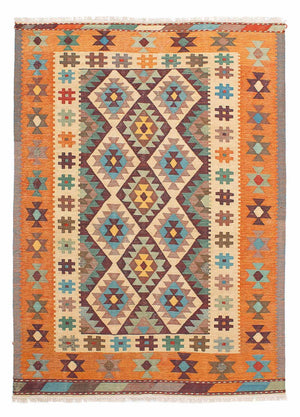Tapis Kelim - Oriental - 210 x 149 cm - multicolore