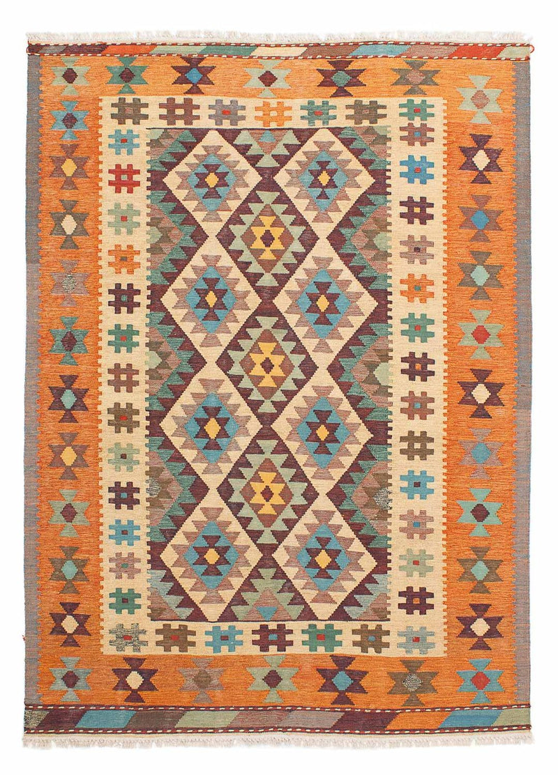 Tapis Kelim - Oriental - 210 x 149 cm - multicolore