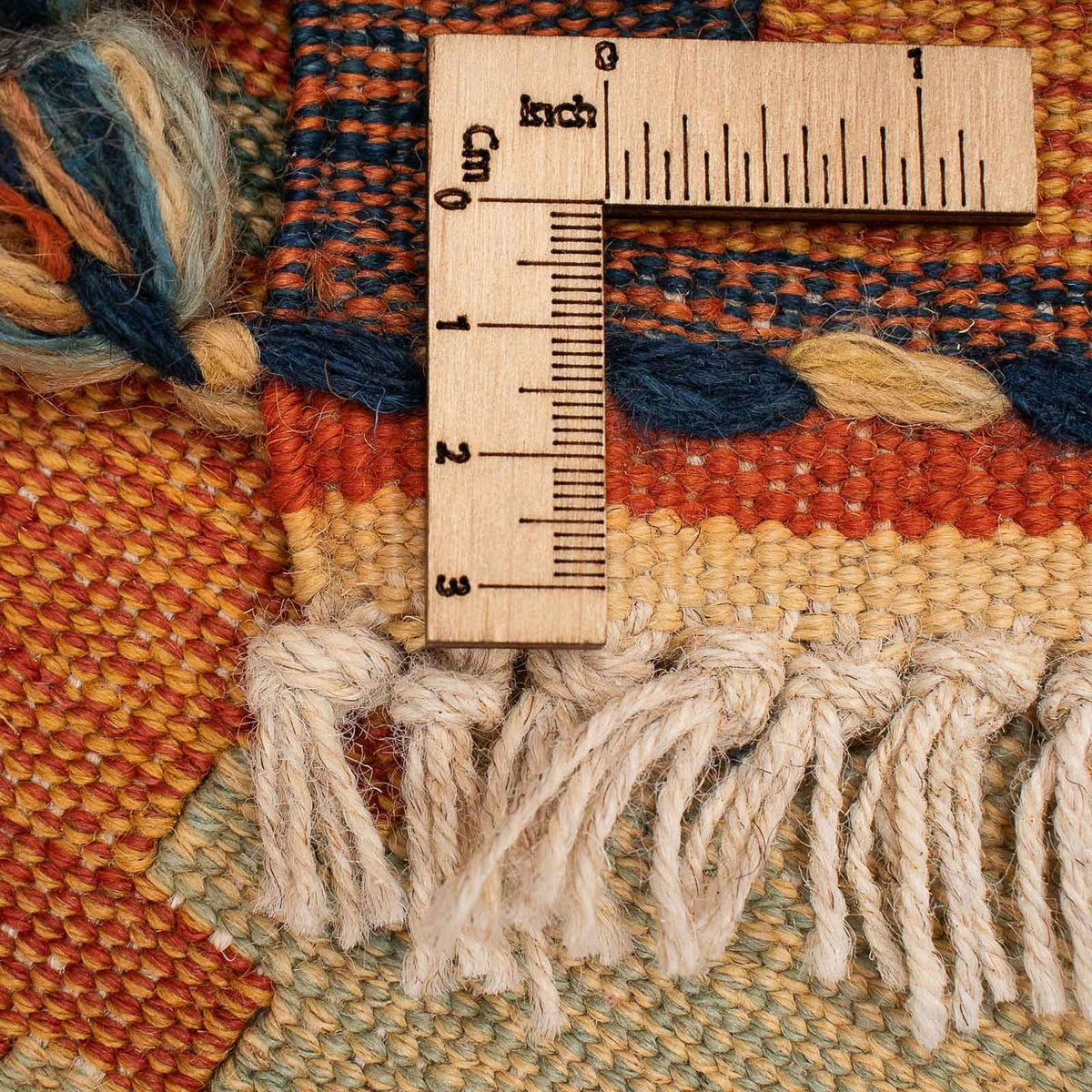 Tapis Kelim - Oriental - 200 x 144 cm - marron