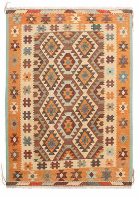 Tapis Kelim - Oriental - 212 x 152 cm - multicolore