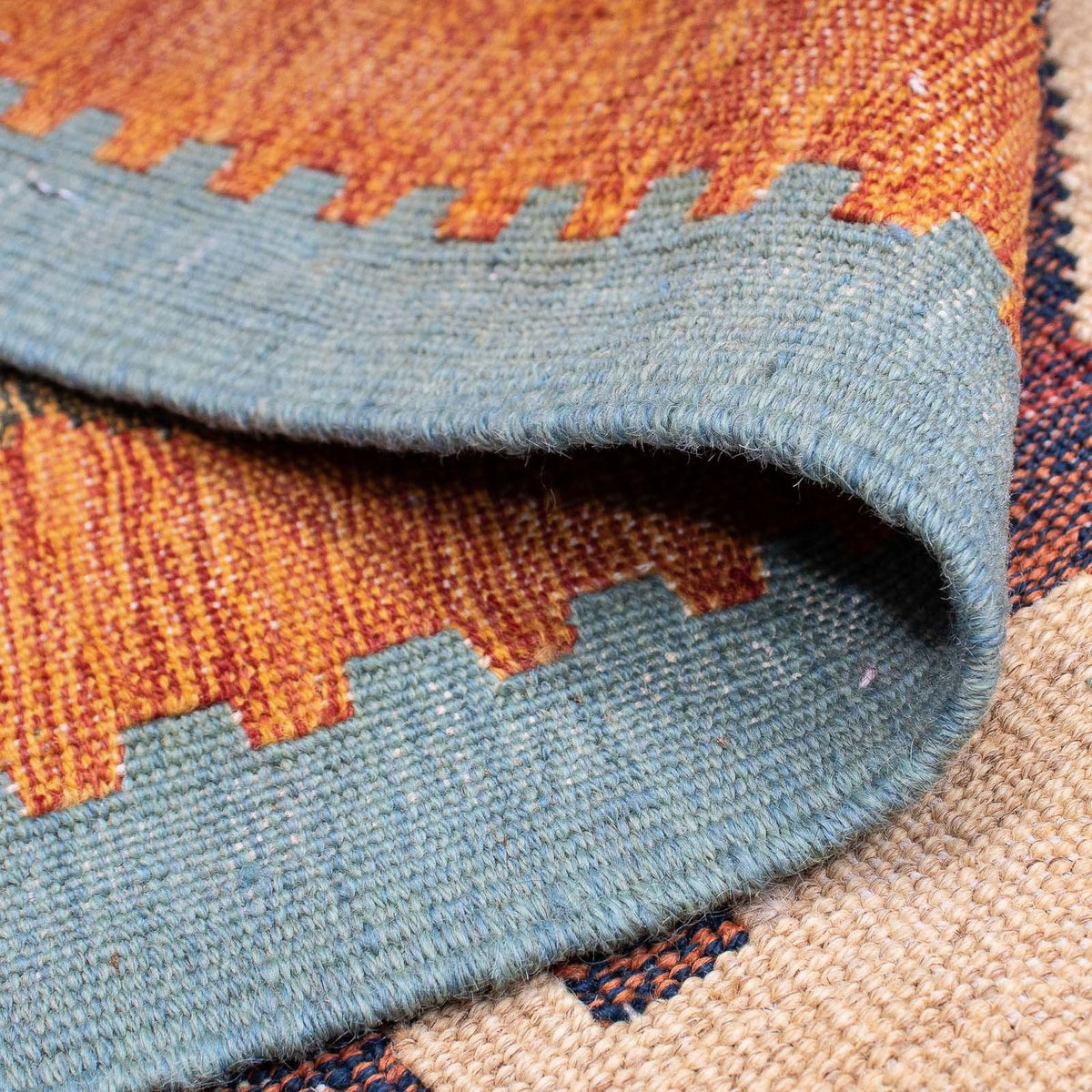 Tapis Kelim - Tendance - 205 x 155 cm - multicolore