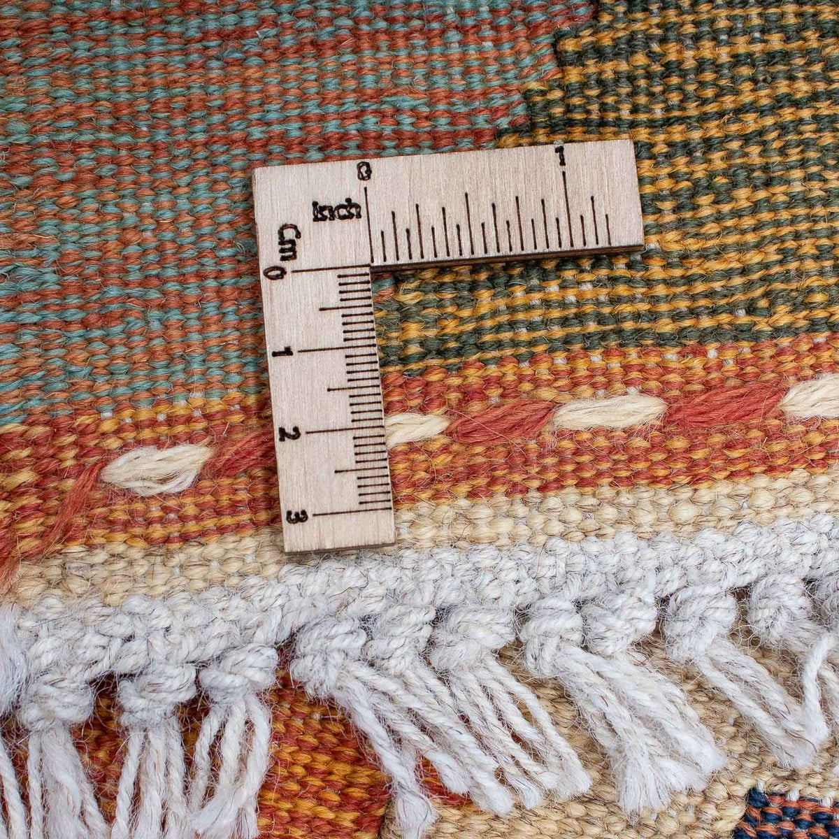 Tapis Kelim - Tendance - 205 x 155 cm - multicolore