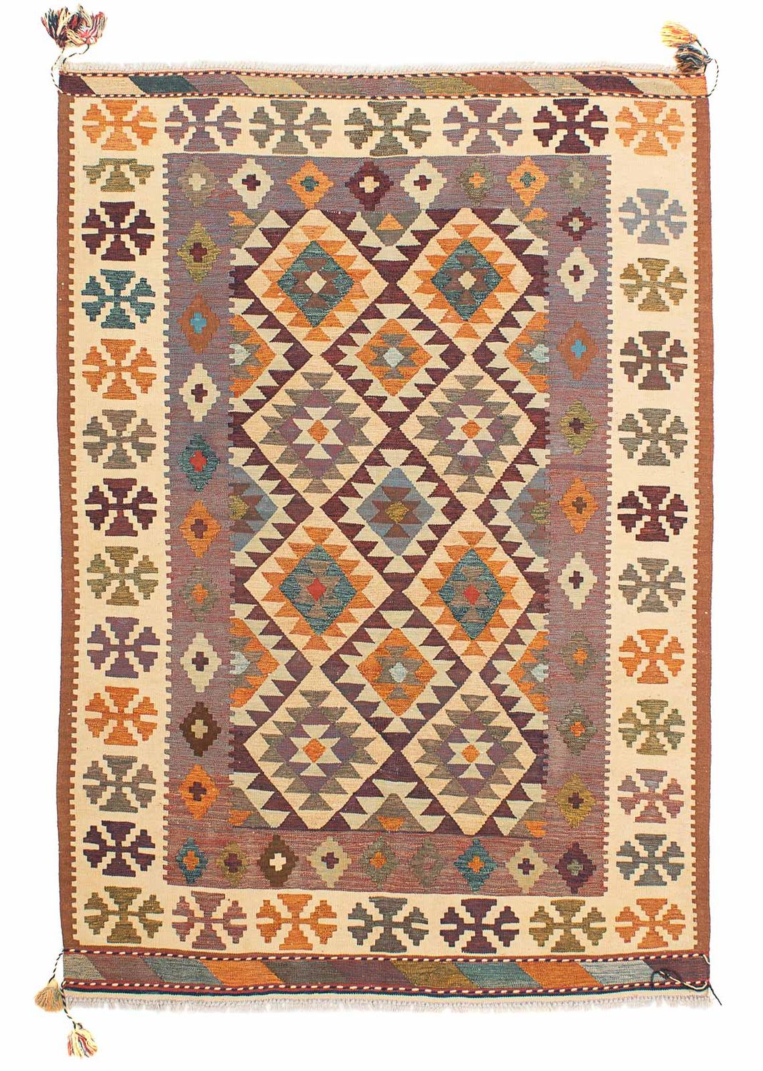 Tapis Kelim - Oriental - 210 x 145 cm - multicolore