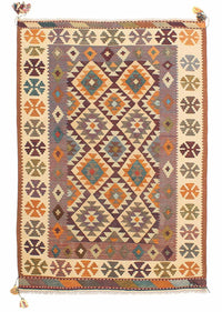 Tapis Kelim - Oriental - 210 x 145 cm - multicolore