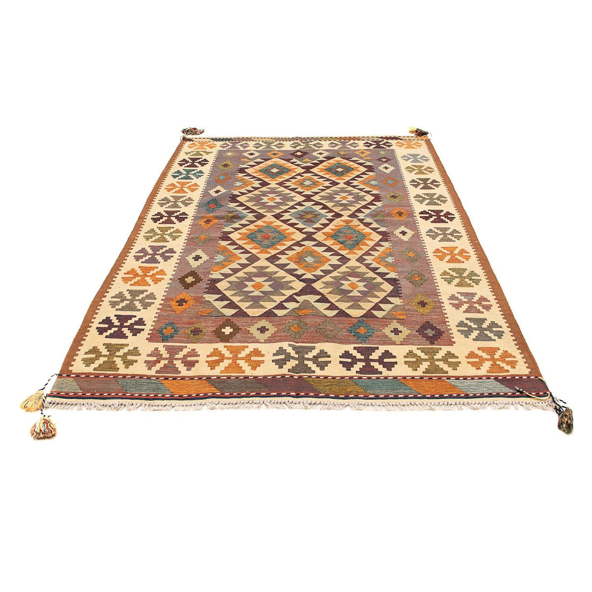 Tapis Kelim - Oriental - 210 x 145 cm - multicolore
