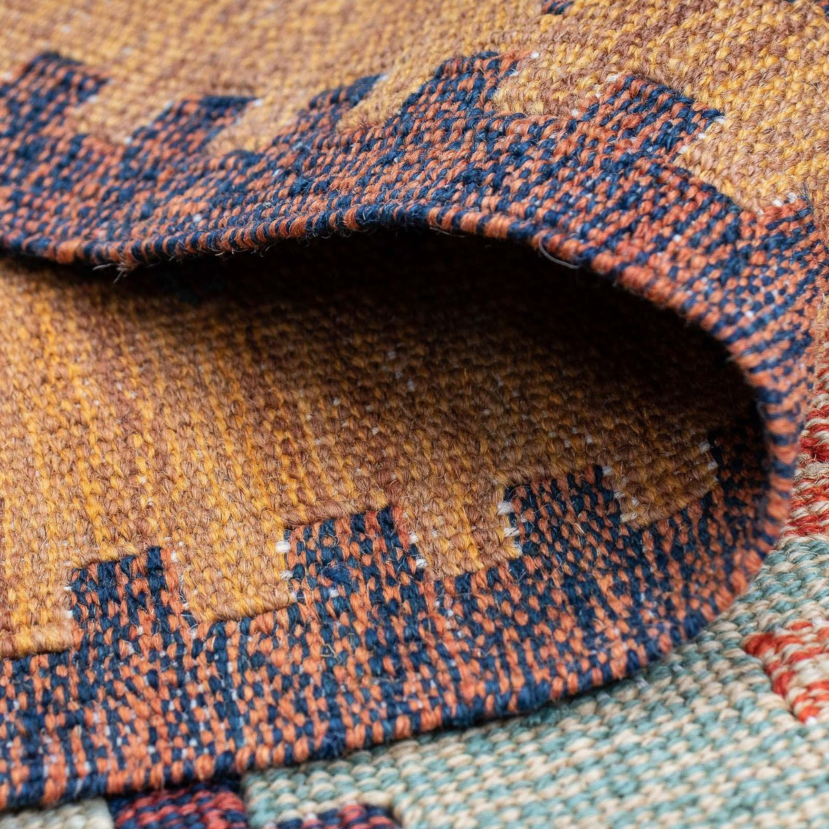 Tapis Kelim - Tendance - 208 x 143 cm - multicolore