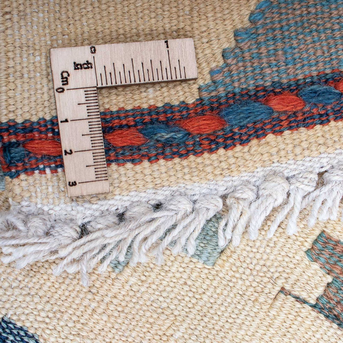 Tapis Kelim - Tendance - 203 x 146 cm - multicolore