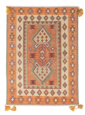 Tapis Kelim - Tendance - 203 x 150 cm - multicolore