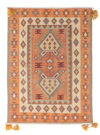 Tapis Kelim - Tendance - 203 x 150 cm - multicolore