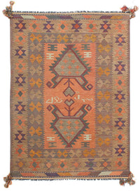 Tapis Kelim - Oriental - 211 x 148 cm - multicolore