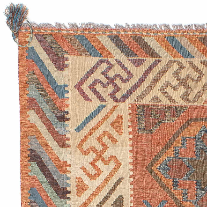 Tapis Kelim - Tendance - 200 x 147 cm - multicolore